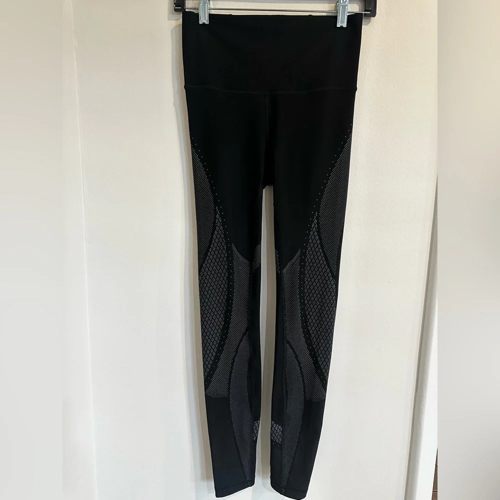lululemon athletica Black and Gray High-Rise Leggings